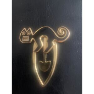 Vintage MMA Black Cat Bookmark Metropolitan Museum of Art